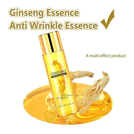 Generic Ginseng Anti Wrinkle Serum - 4 Fl OzGinseng Polypeptide Anti-Ageing Essence - Smooths Fine Lines, Moisturizes & Soothes Skin - Hydrating Serums for All Skin Types