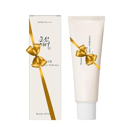 Relief Sun Rice + Probiotics SPF50+ PA++++,Facial sunscreen SPF 50+ PA++,Korean Skincare, Korean Sunscreen,Facial Moisturizer for All Skin Type and UV Defense,Nourishing Skin Sunscreen(50ml)-1PCS-2